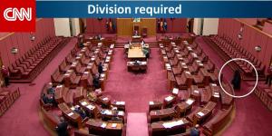 مشرعة أسترالية ترتدي النقاب في البرلمان وتثير عاصفة غضب.. شاهد ما حدث