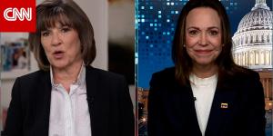 مذيعة CNN تضغط على ماتشادو بشأن منحها جائزة نوبل لترامب وما إن كانت نائب مادورو شخصية انتقالية مقبولة