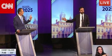 صدام حاد بين زهران ممداني وأندرو كومو في مناظرة الترشح لمنصب عمدة مدينة نيويورك