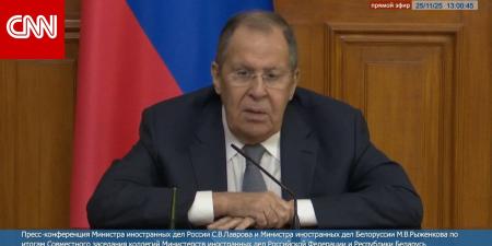 وزير خارجية روسيا: موسكو تنتظر أحدث نسخة من اتفاق السلام مع أوكرانيا