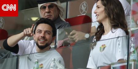 ولي عهد الأردن والأميرة رجوة يصلان إلى ملعب لوسيل لحضور نهائي كأس العرب