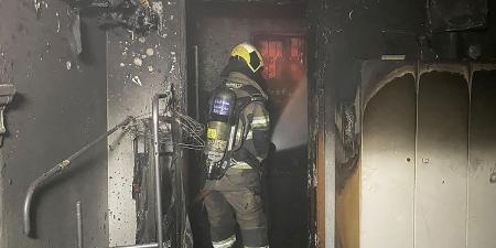 وفاة مواطنة وطفلين في حريق منزل بمنطقة مبارك الكبير