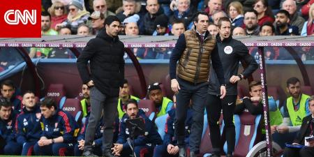 إيمري يكشف سبب عدم مصافحته لأرتيتا بعد مباراة أستون فيلا وأرسنال