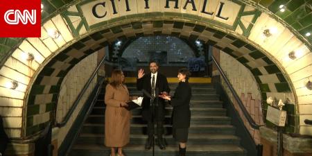 لحظة أداء زهران ممداني القسم كأول عمدة مسلم لمدينة نيويورك