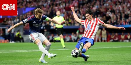 تشامبيونزليغ: لا فائز في مواجهة أتلتيكو مدريد وأرسنال بذهاب نصف النهائي