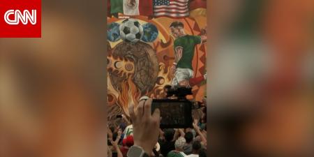 استعدادًا لكأس العالم.. جدارية مكسيكية لكرة القدم تحطم الأرقام القياسية