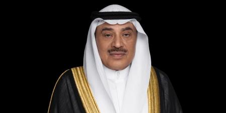 ممثل سمو الأمير ولي العهد يتوجه إلى قطر لتقديم واجب العزاء في وفاة الأمير الوالد