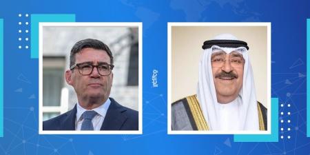 سمو أمير البلاد يتلقى اتصالا هاتفيا من رئيس الوزراء البريطاني