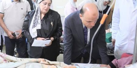حادث الغربية، المحافظ يوجه بصرف إعانات عاجلة للمصابين وأسر الضحايا (فيديو وصور)