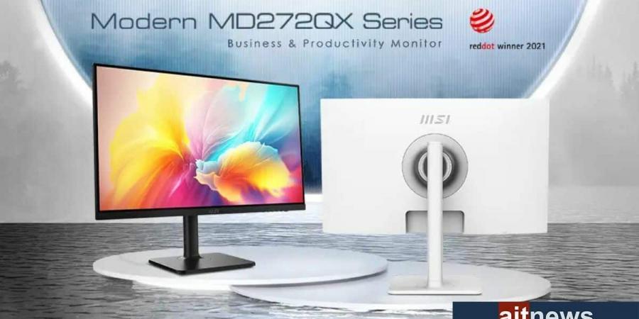 MSI تكشف عن شاشة Modern MD272QX للأعمال المكتبية