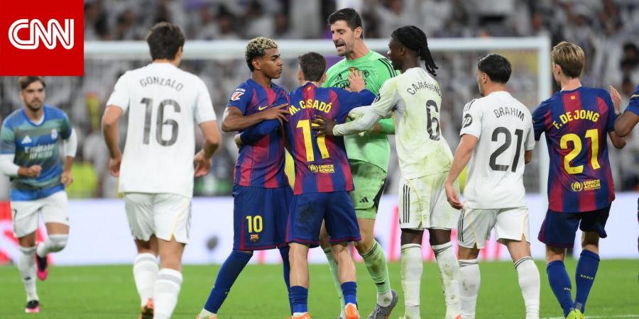 منها مشادة يامال مع كورتوا وفينيسيوس.. إليك أبرز 5 أحداث شهدها الكلاسيكو الإسباني