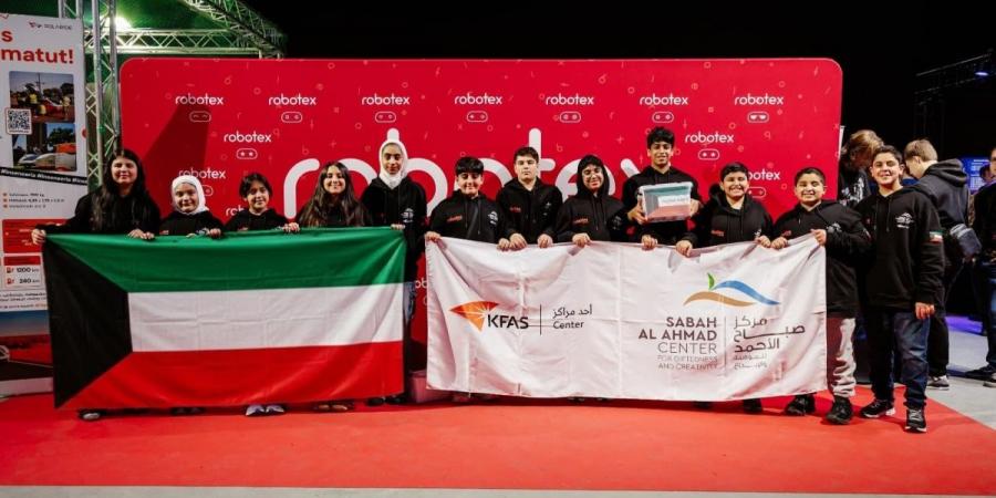 مركز صباح الأحمد للموهبة يحقق المركزين الخامس والسابع بنهائيات مسابقة روبوتكس الدولية في إستونيا