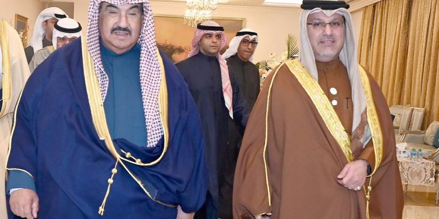 ناصر المحمد وأحمد النواف يزوران سفارة البحرين للتهنئة
