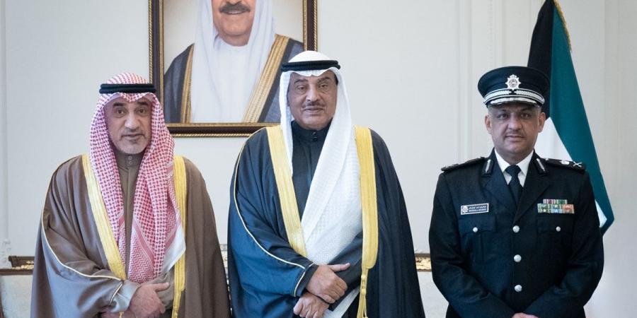 سمو ولي العهد يستقبل العبدالله والحمود واليوسف