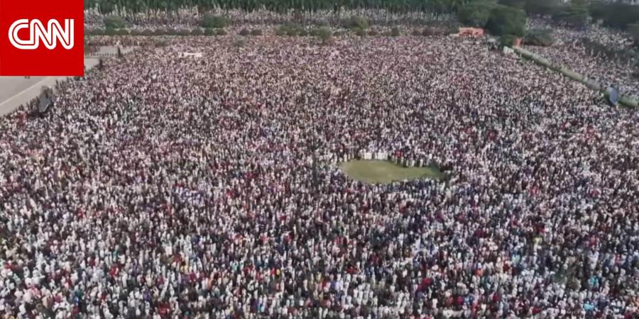 بجنازة مهيبة حضرها عشرات الآلاف.. شاهد وداع شريف عثمان هادي في بنغلاديش