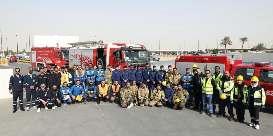 «الإطفاء» نفذت تمريناً عملياً في مستشفى نفط الكويت