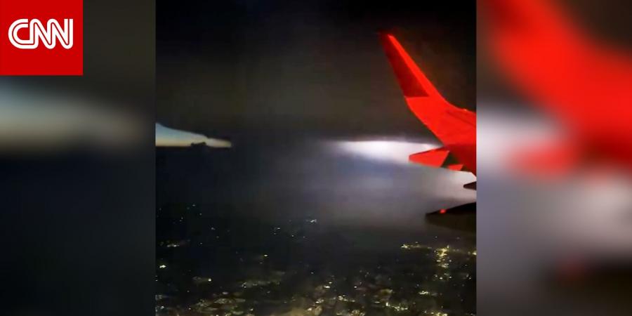 راكب يوثق فيديو من طائرة ركاب لعاصفة قوية فوق أوكلاهوما.. شاهد ما رصدته كاميرته