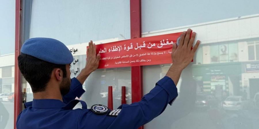 64 قرار غلق إداري و تحرير إخطارات لعدد من المباني المخالفة في غرب أبو فطيرة الحرفية