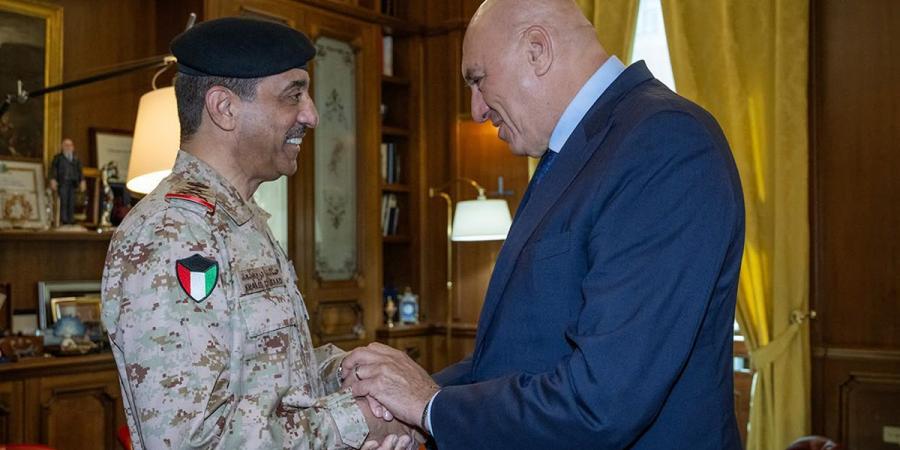رئيس الأركان يبحث مع وزير الدفاع الإيطالي التعاون الدفاعي المشترك