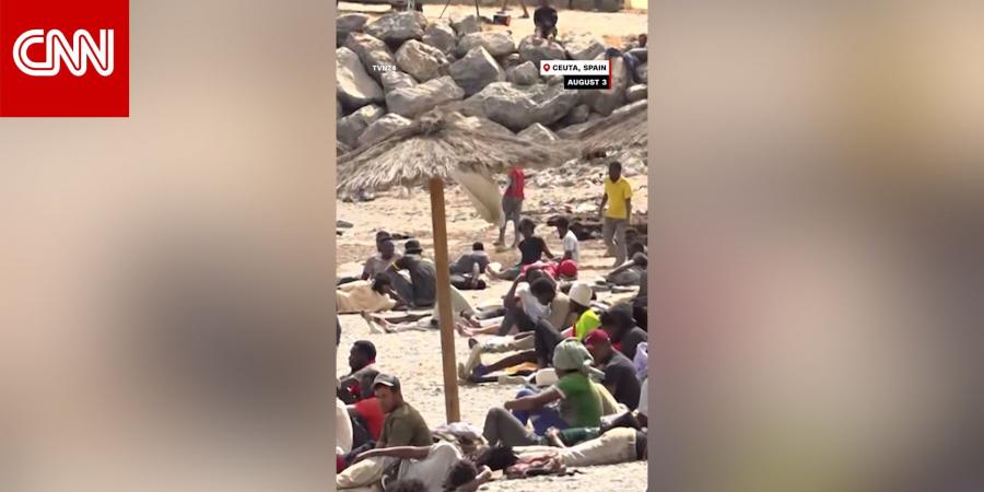 ليالٍ في العراء.. مهاجرون عالقون في سبتة وسط نقص الغذاء والماء