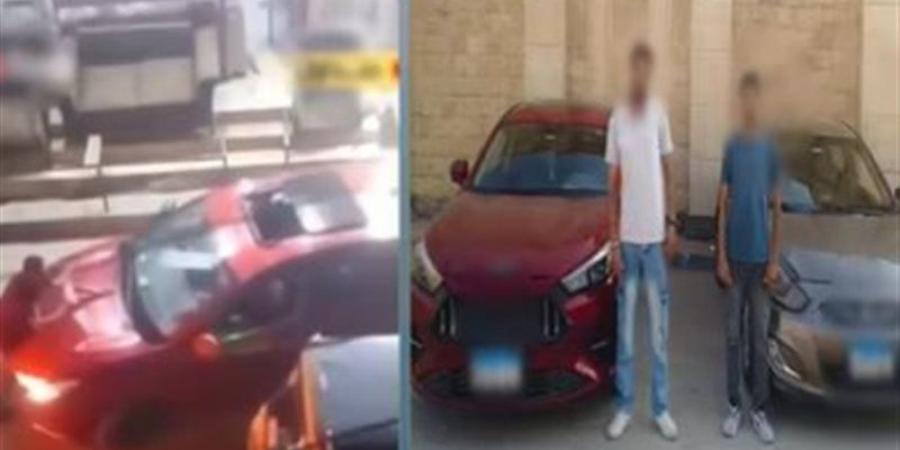 مشاجرة بين قائدي سيارتين بسبب أولوية المرور بالجيزة
